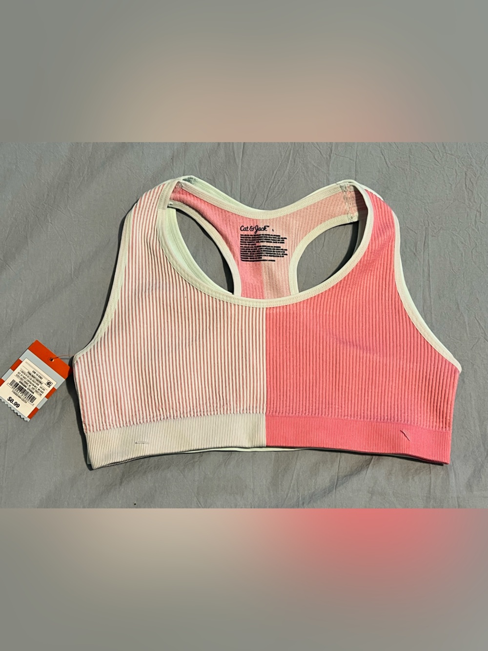 Cat & Jack girls size Large 2 pack seamless bras NWT